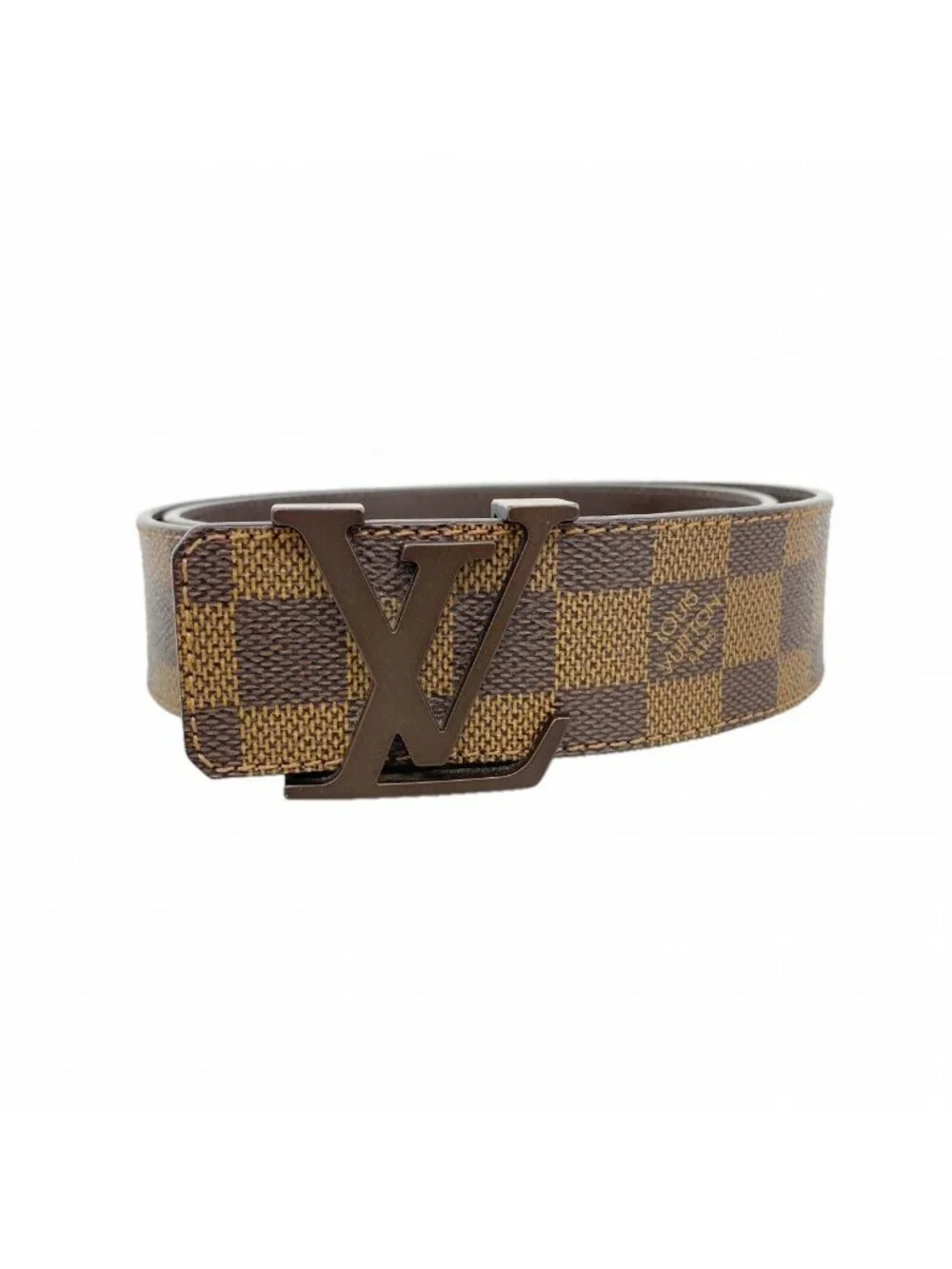 Louis Vuitton Belt Damier Ceinture LV Initial Ebene